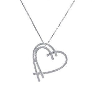0.50 Carat Diamond Heart Pendant Necklace